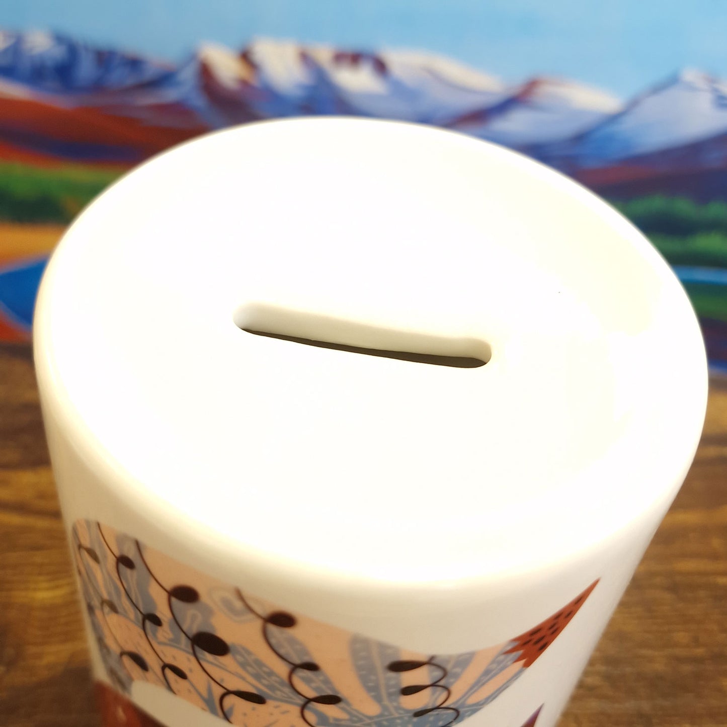 Red Squirrel Piggy Bank | Ceramic