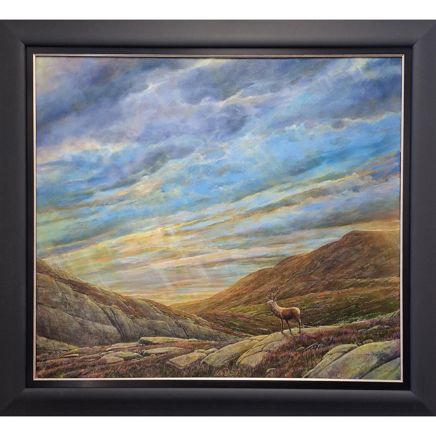 Stag & Landscape | Oil