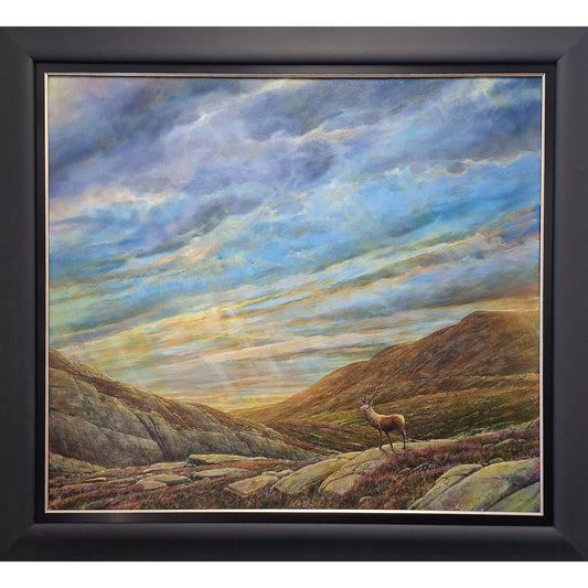 Stag & Landscape | Oil
