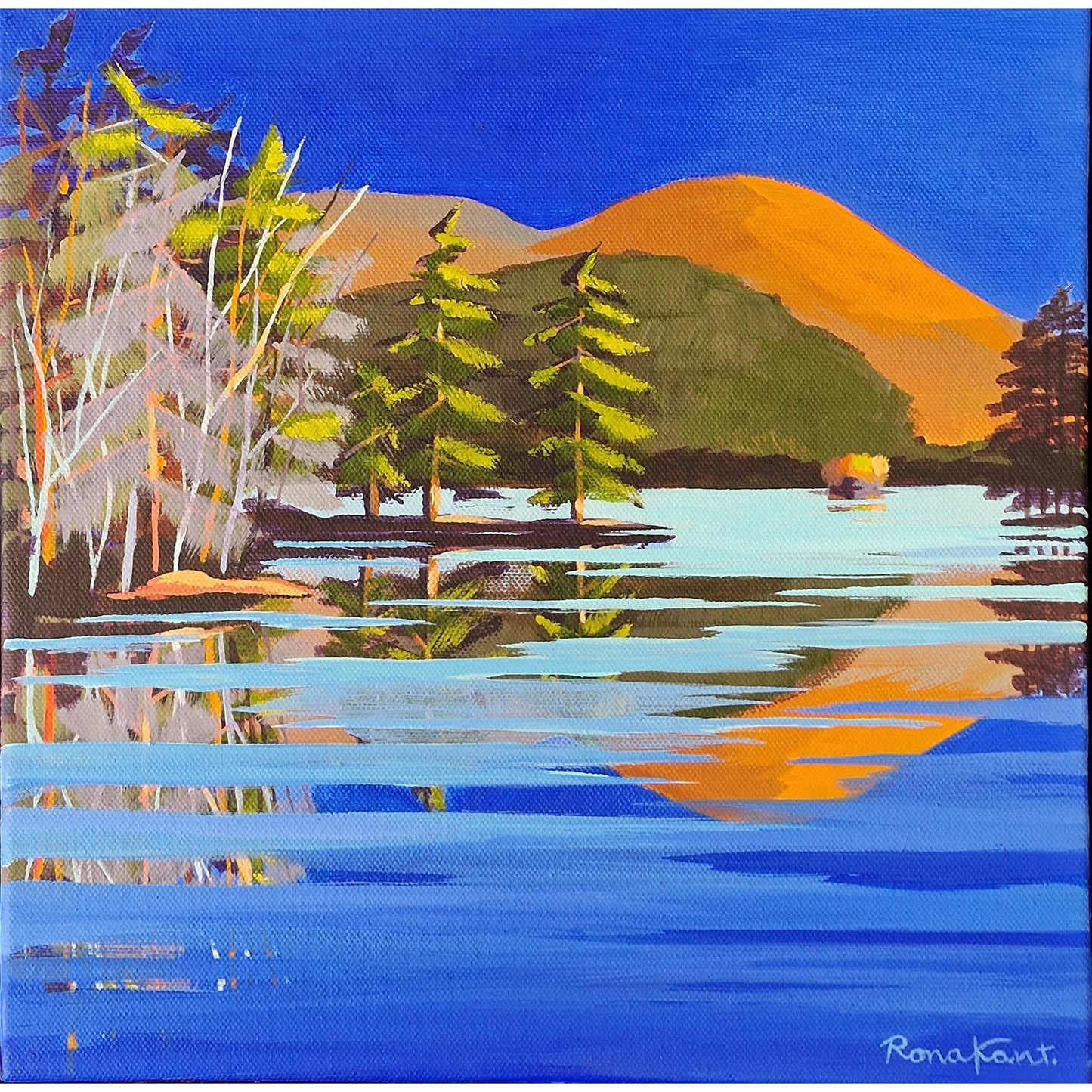 Storm Approaching Loch an Eilein | Acrylic on canvas