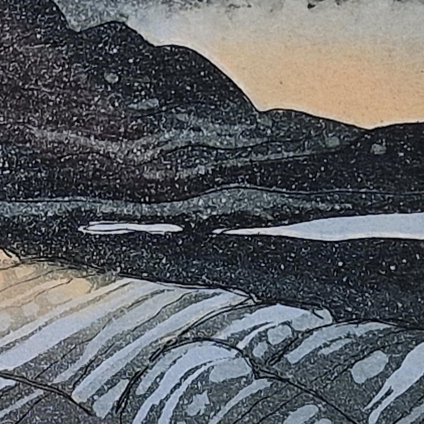 Summit 3/50 | Aquatint Etching