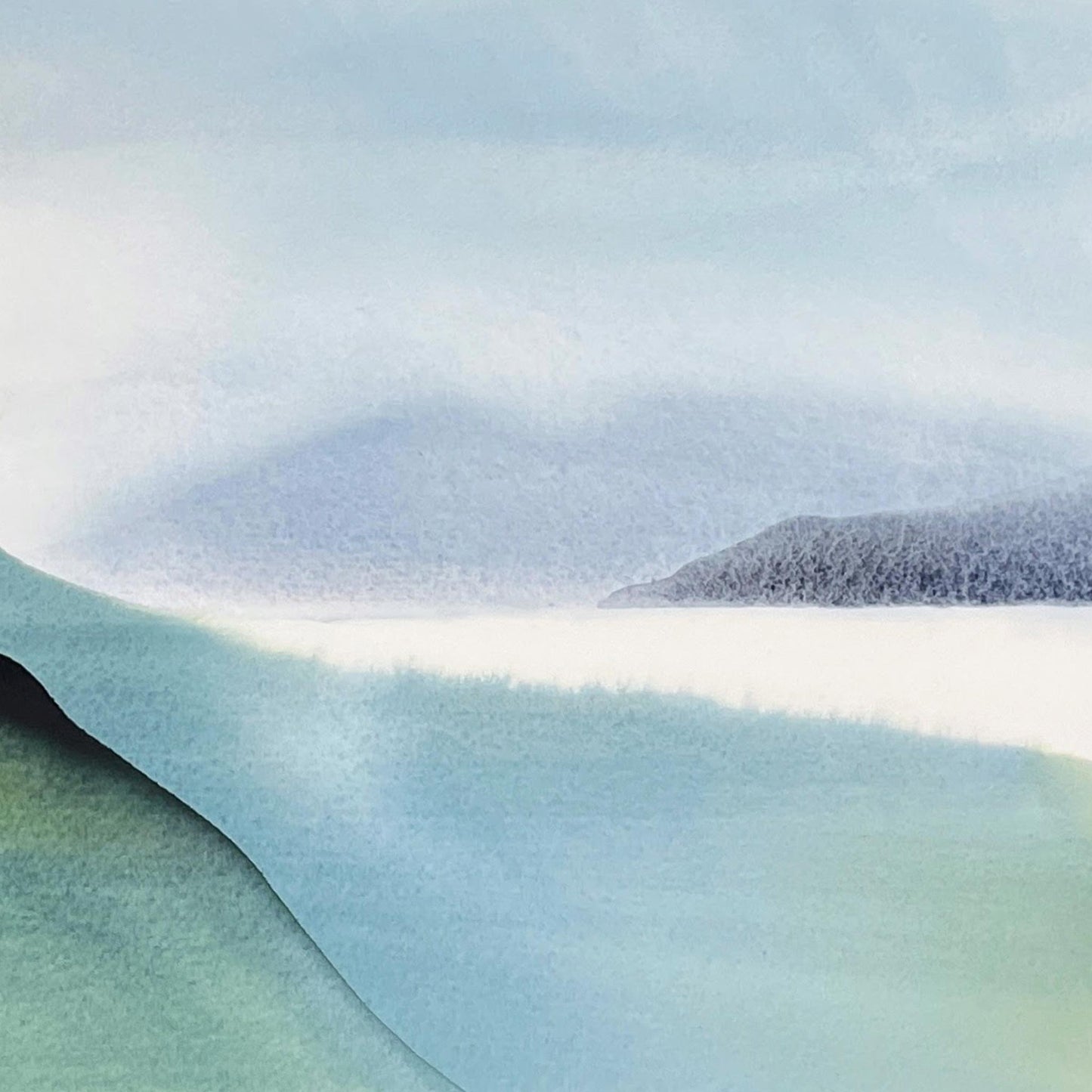 The Light on the Loch | Watercolour