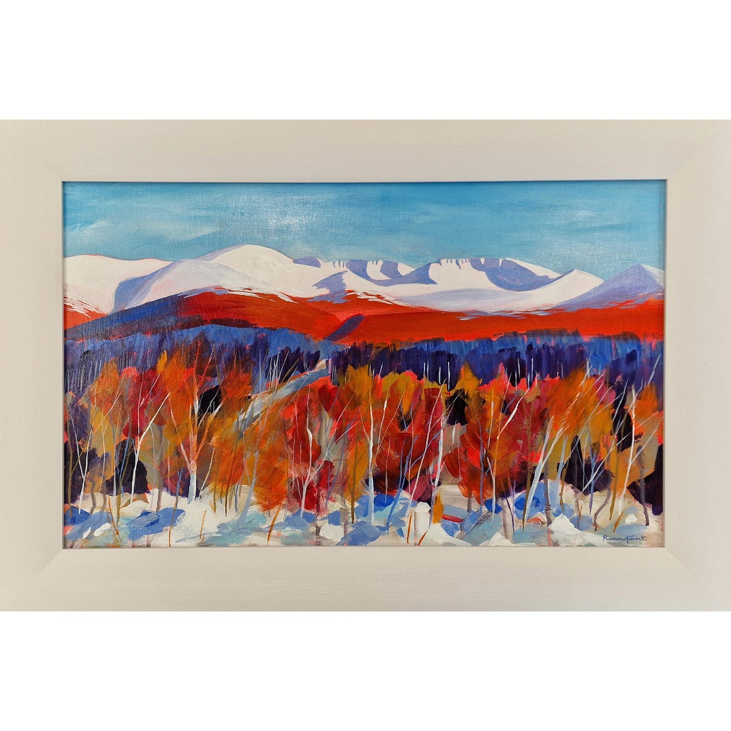 The Ski Road | Acrylic on Board