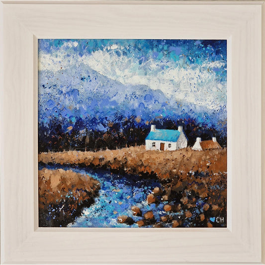 Tin Whistle Bothy | Acrylic & Crayon
