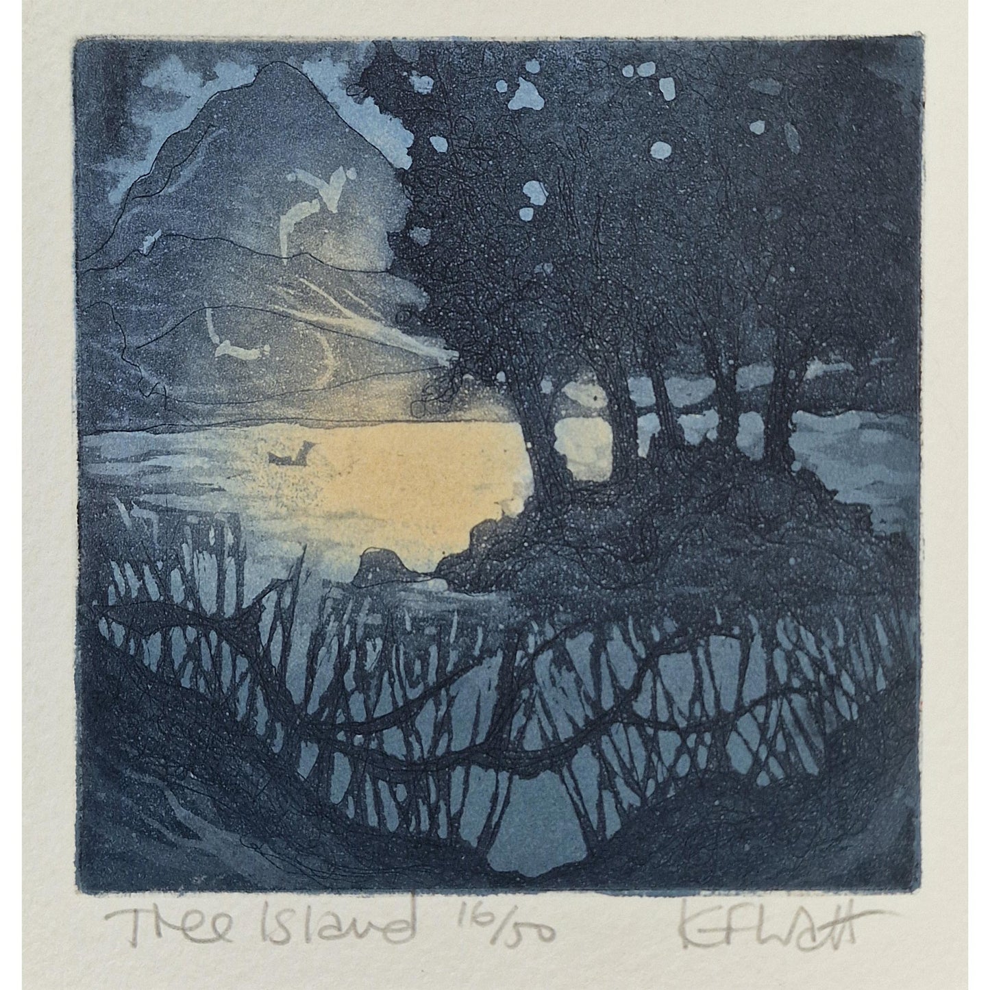 Tree Island, 16/50 | Aquatint Etching