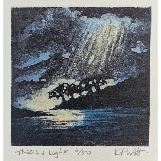 Trees & Light | Aquatint Etching