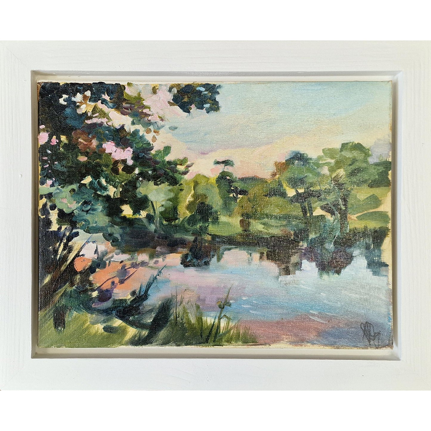 Twilight Down River Spey | Oil