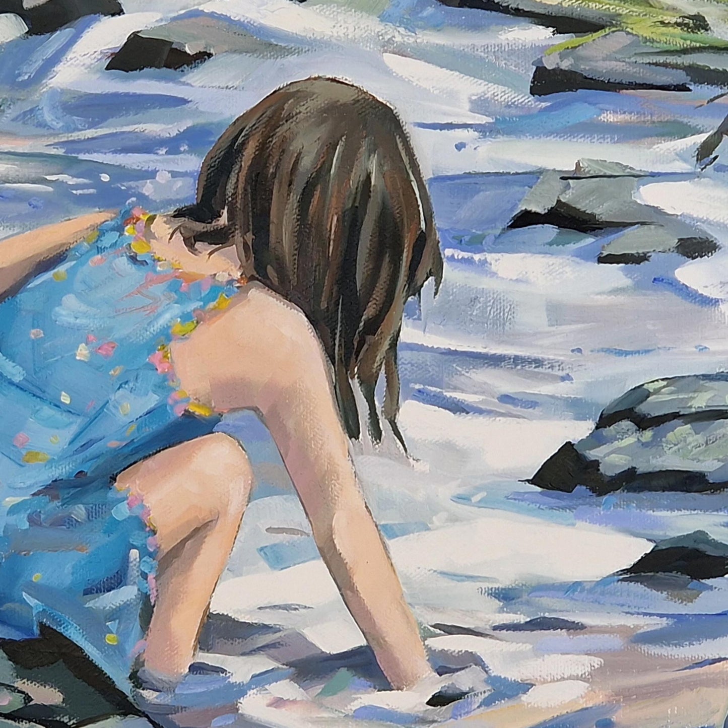 Water Baby | Oil on Canvas
