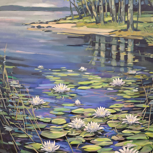 Waterlilies | Oil on Canvas