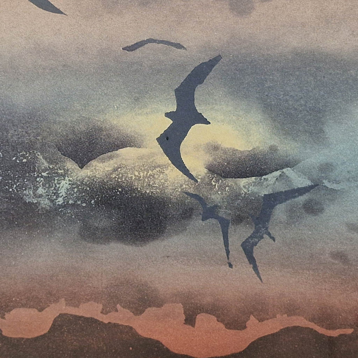 West Coast Sunset 32/50 | Aquatint Etching