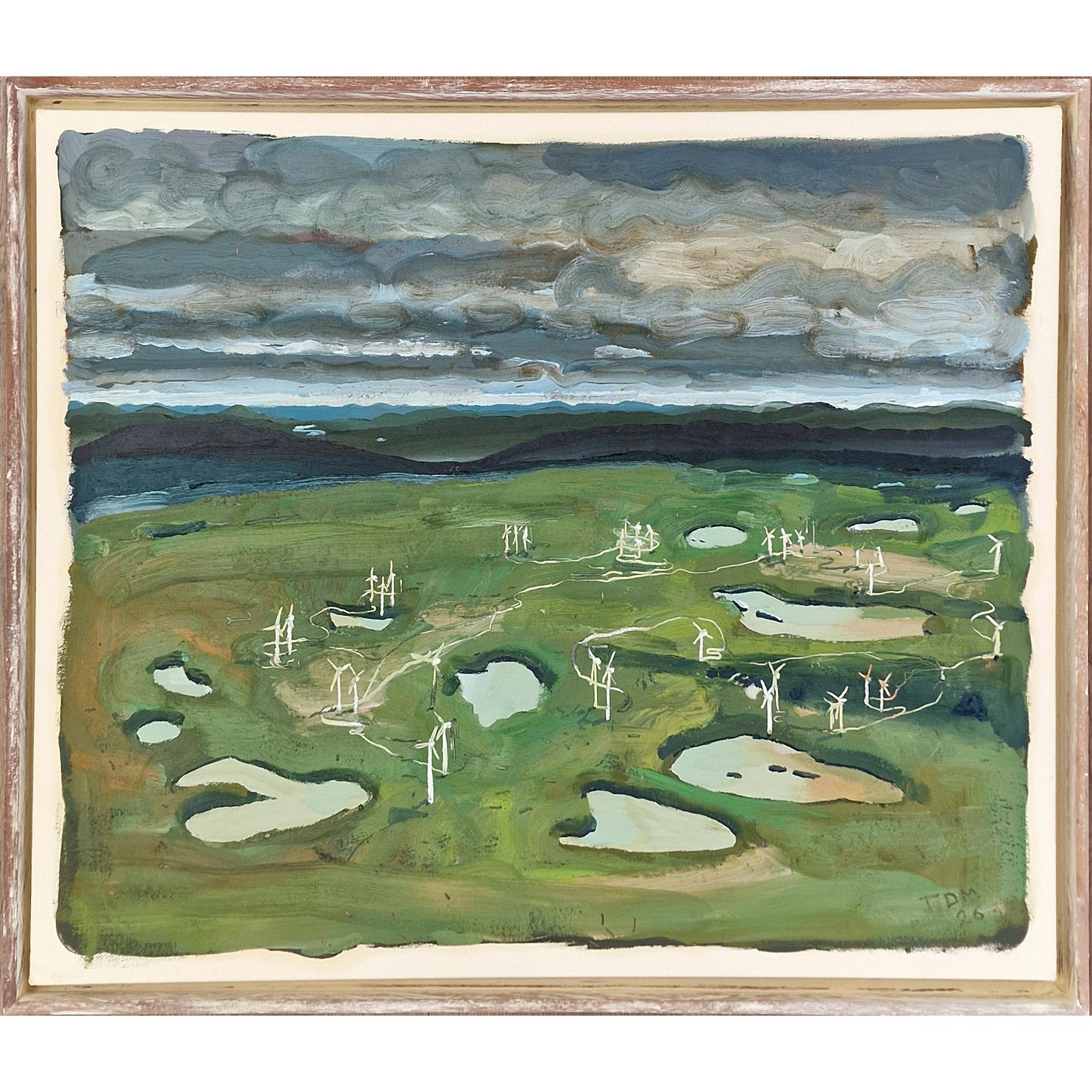 Windfarm Lochs | Oil on canvas