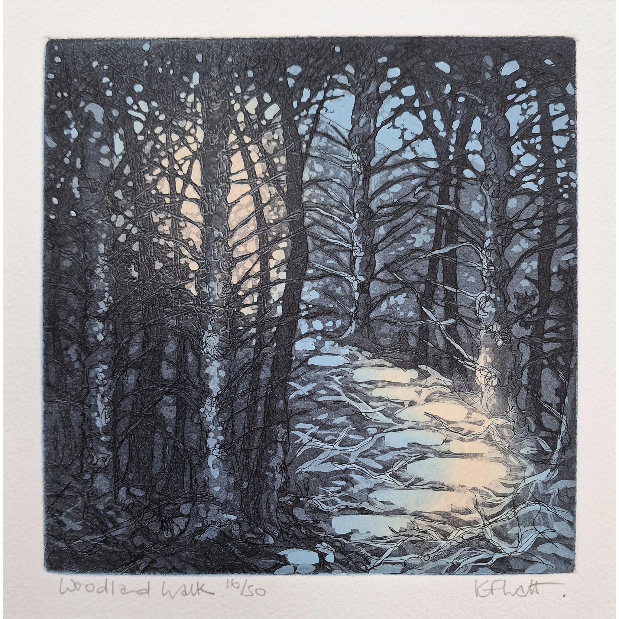 Etching on sale - A Walk in the Country