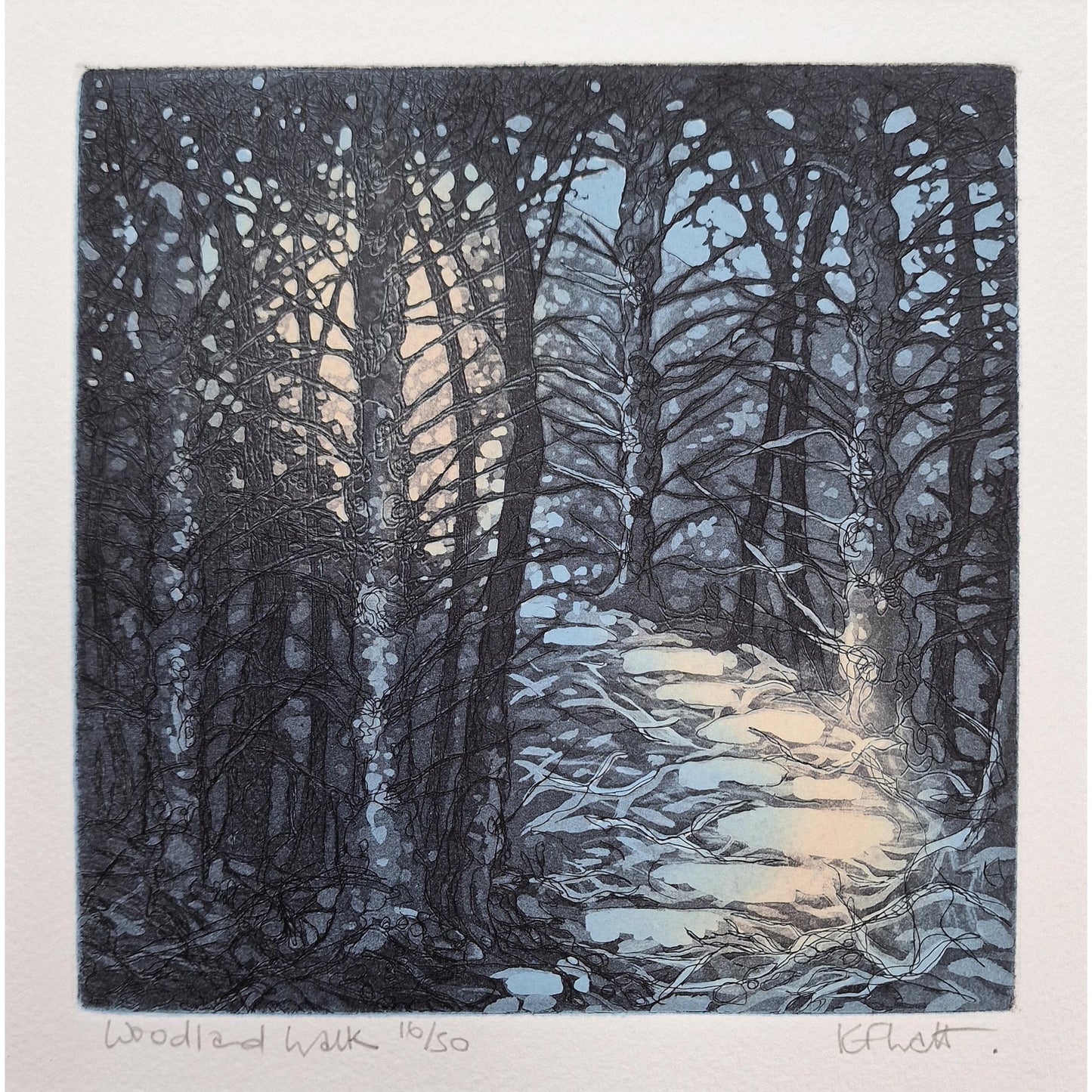 Woodland Walk 16/50 | Mounted Etching