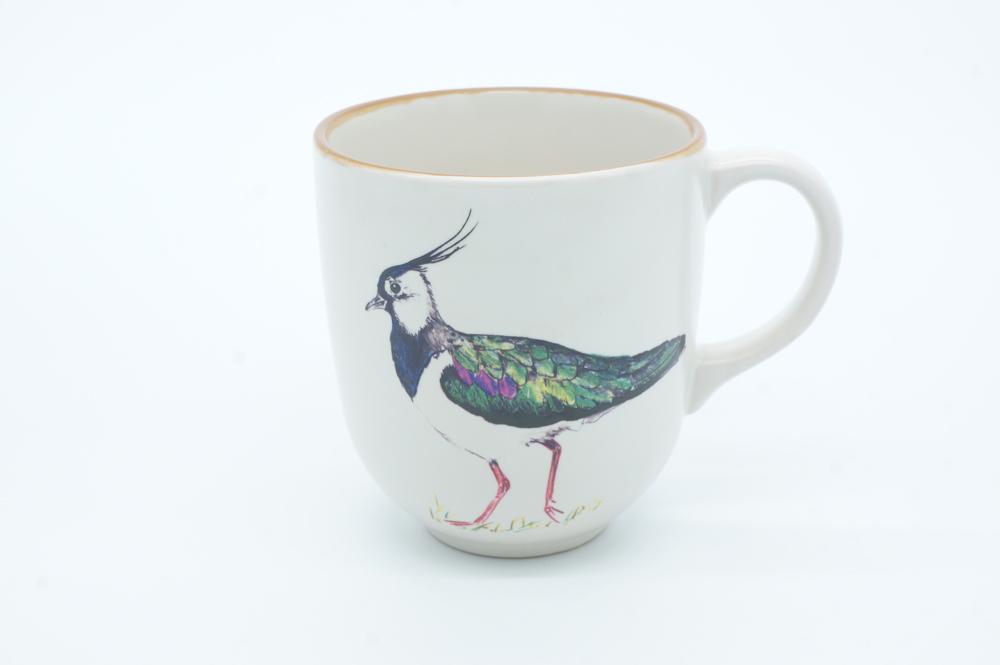 Lapwing Chunky Mug by Angus Grant Art