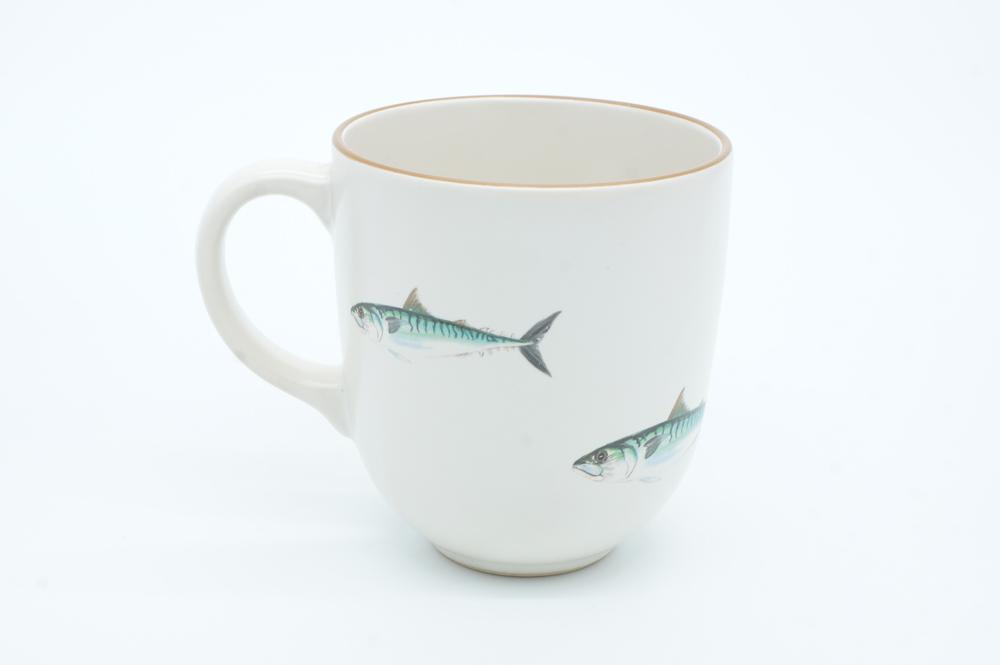 Mackerel Chunky Mug by Angus Grant Art