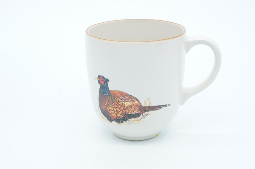 Pheasant Chunky Mug by Angus Grant Art