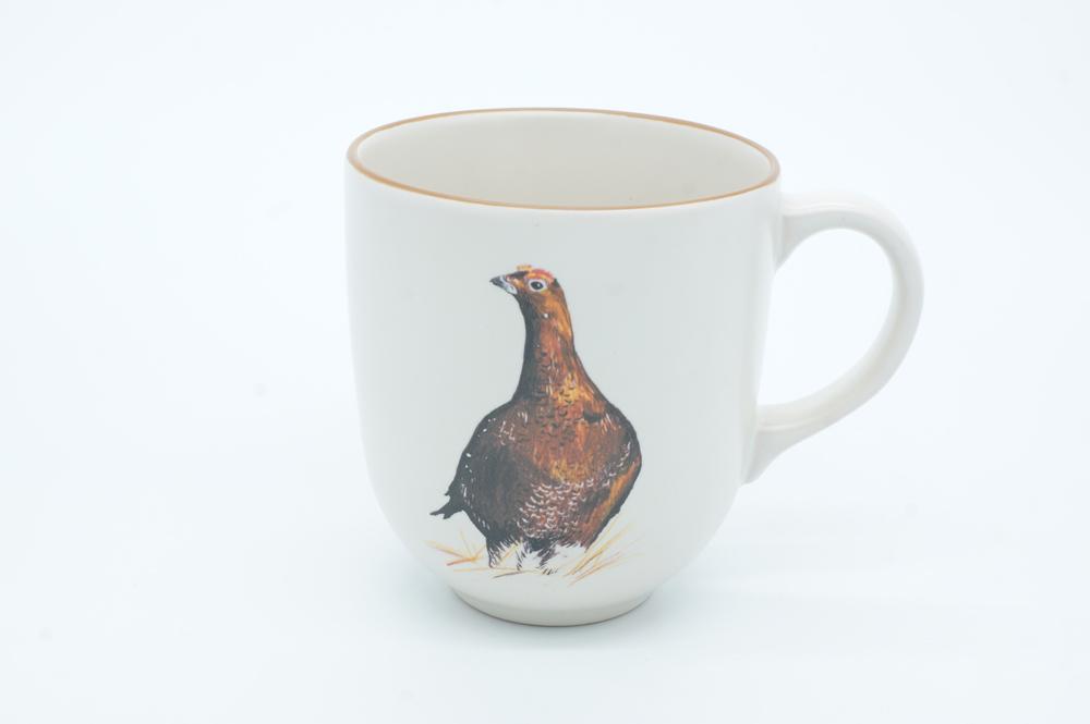 Red Grouse Chunky Mug by Angus Grant Art