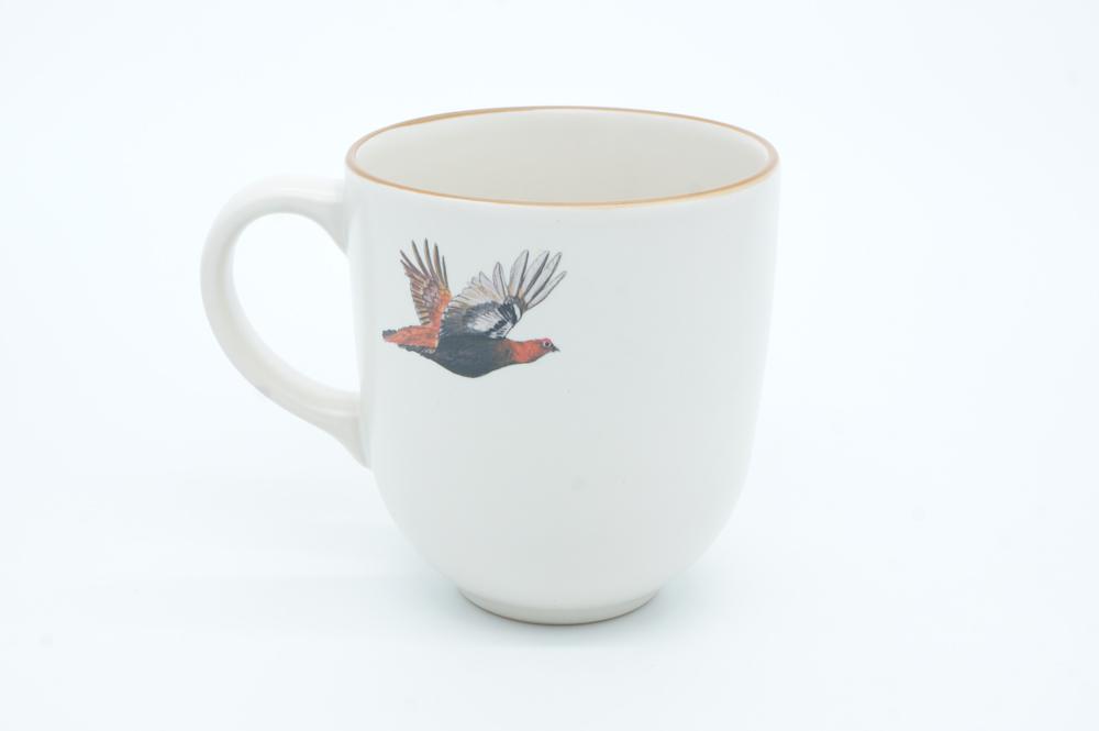 Red Grouse Chunky Mug by Angus Grant Art