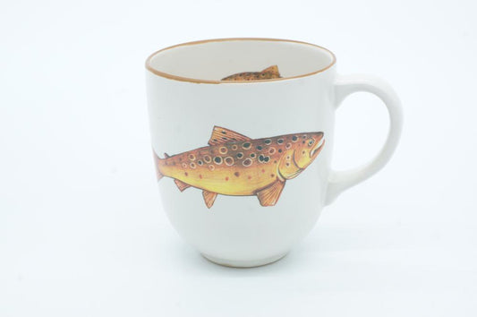 Trout Chunky Mug by Angus Grant Art