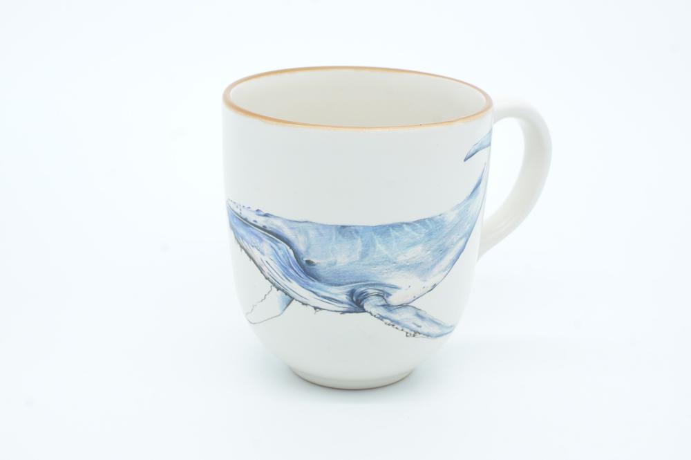 Humpback Whale Chunky Mug by Angus Grant Art