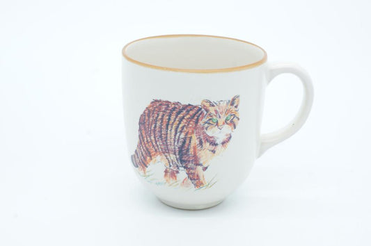 Wildcat Chunky Mug by Angus Grant Art