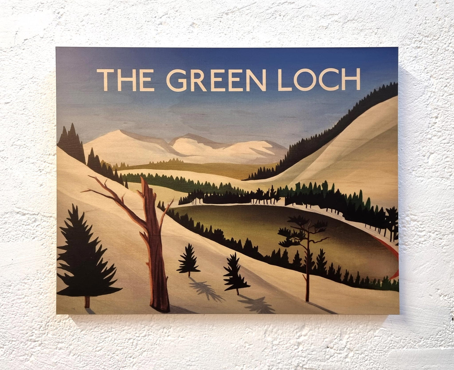 The Green Loch | Maple Print