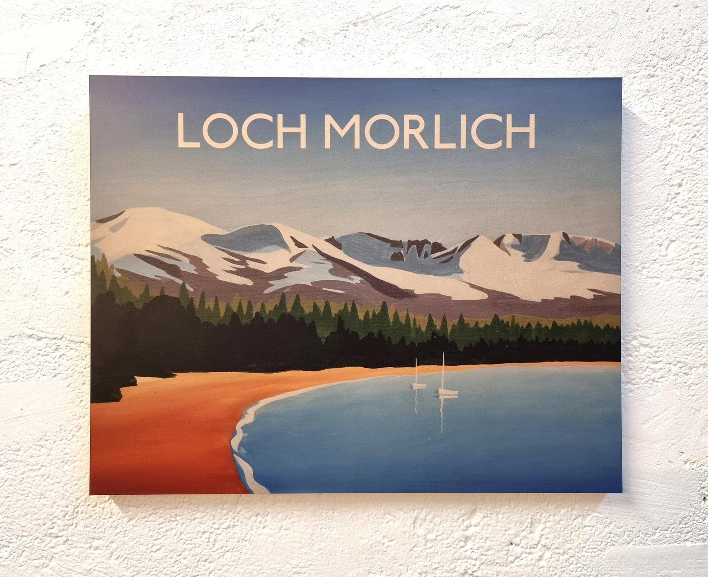 Loch Morlich Beach | Maple Print